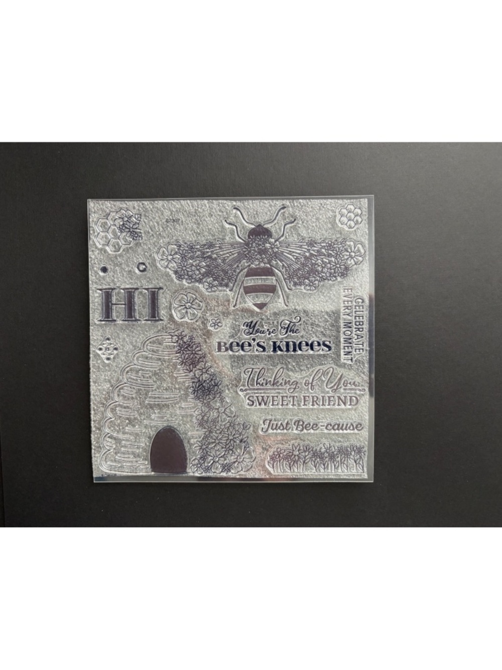 Close To My Heart Bee Floral Clear Stamp Set Beehive Honeycomb Friendship